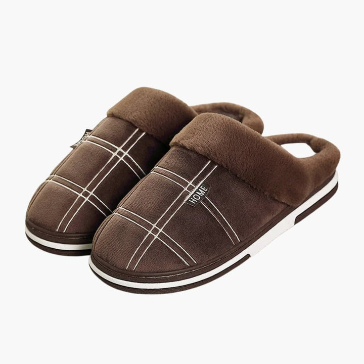 Herren Hausschuhe mit rutschfester Sohle