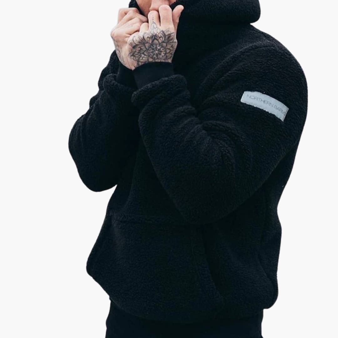 Herren Hoodie mit Kapuze und Kängurutasche