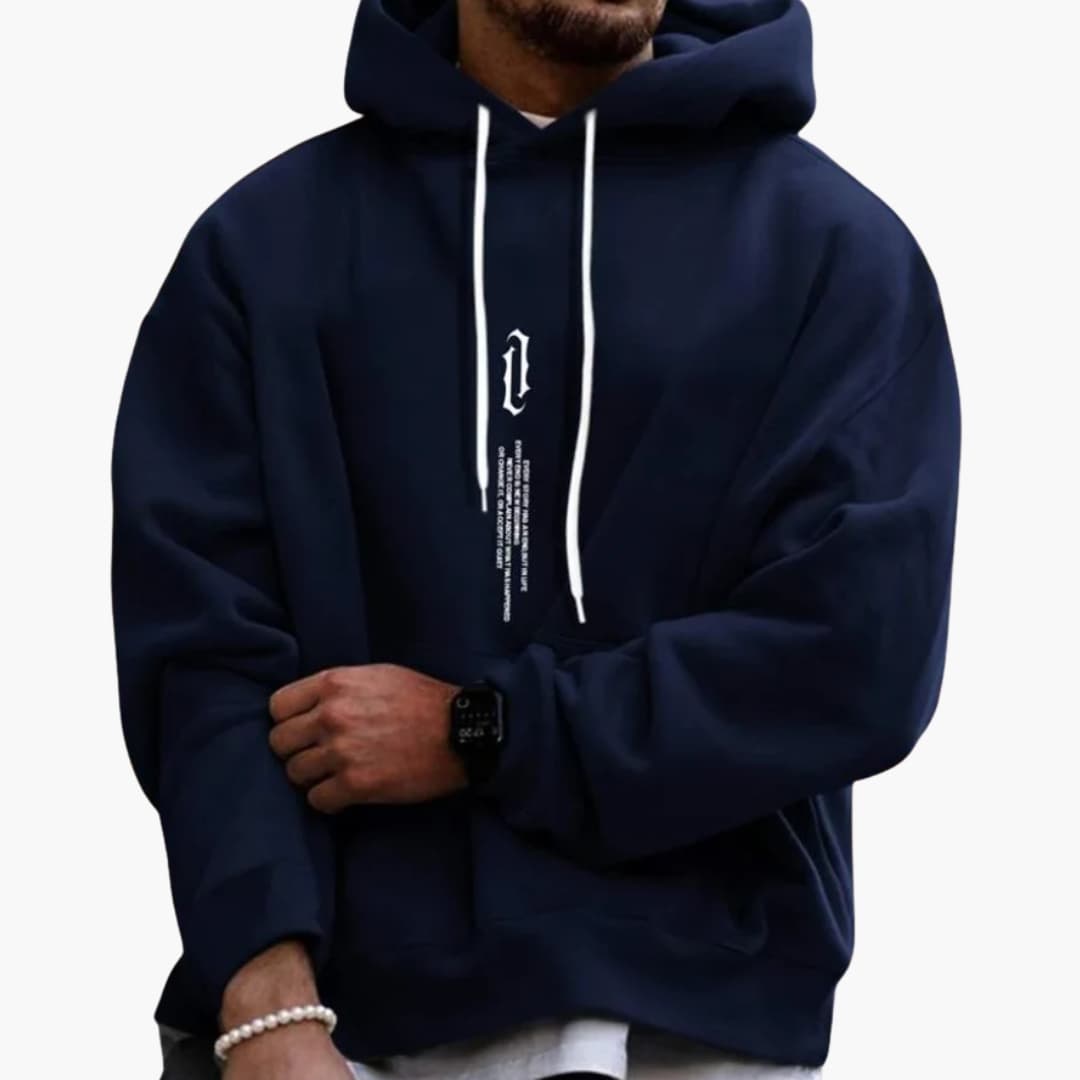 Herren Hoodie mit Kapuze und langen Ärmeln