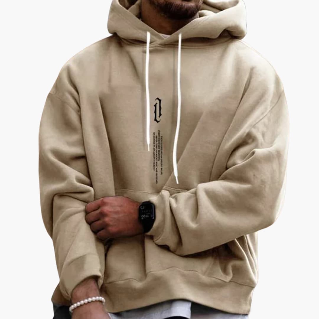Herren Hoodie mit Kapuze und langen Ärmeln