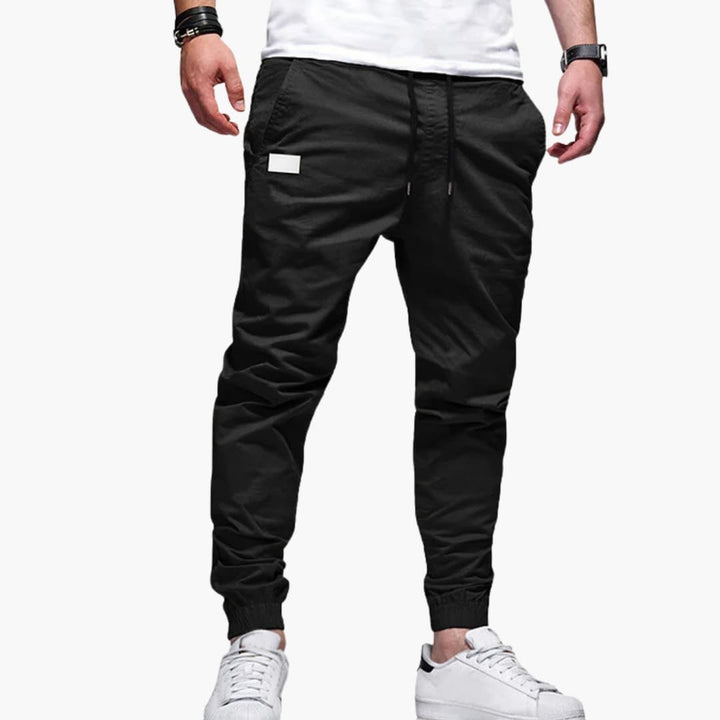 Herren Hose mit Bund und geradem Bein