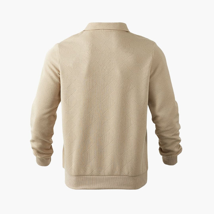 Herren Pullover mit Half Zip