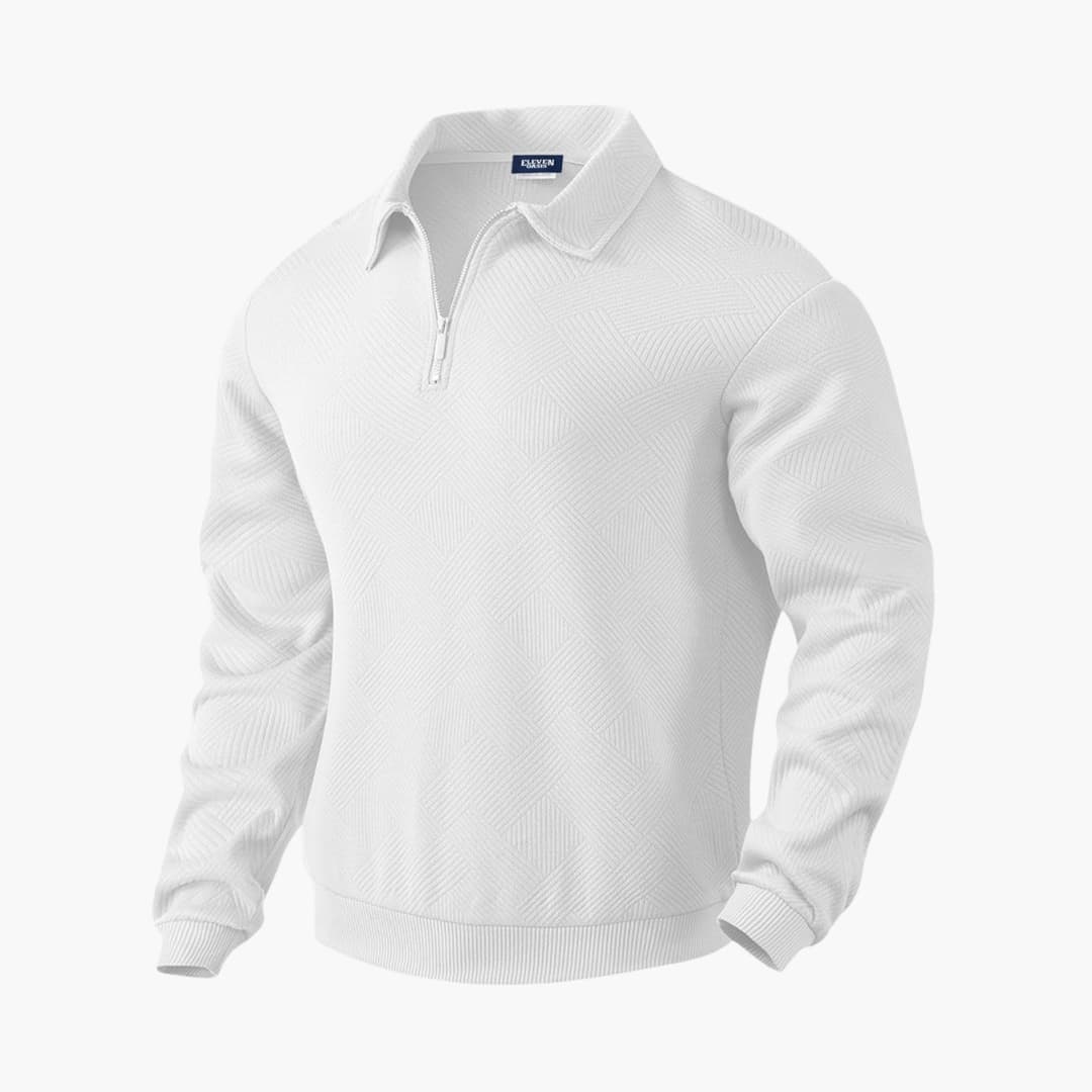 Herren Pullover mit Half Zip