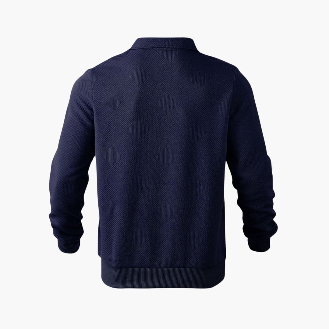 Herren Pullover mit Half Zip