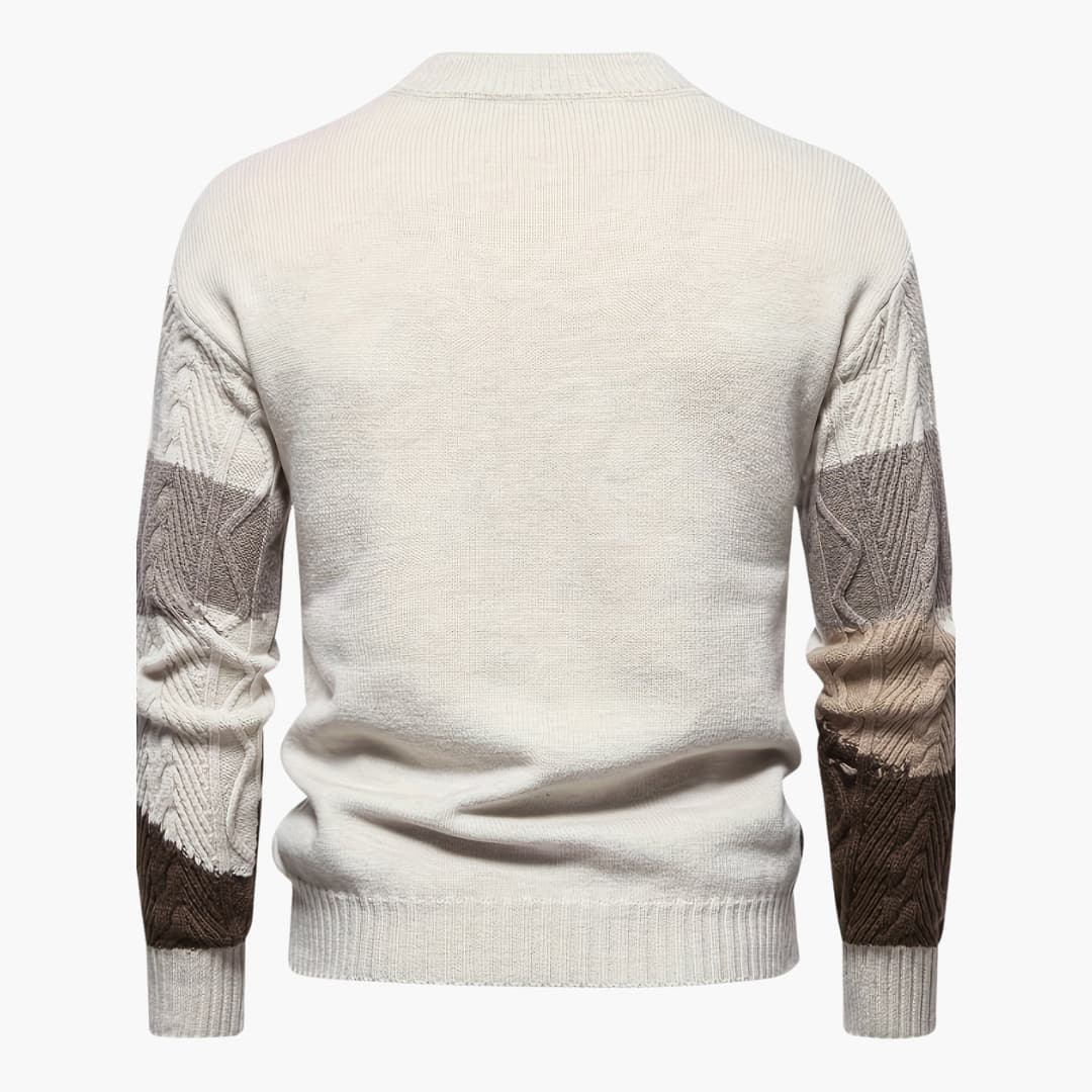 Herren Pullover mit Rundhalsausschnitt