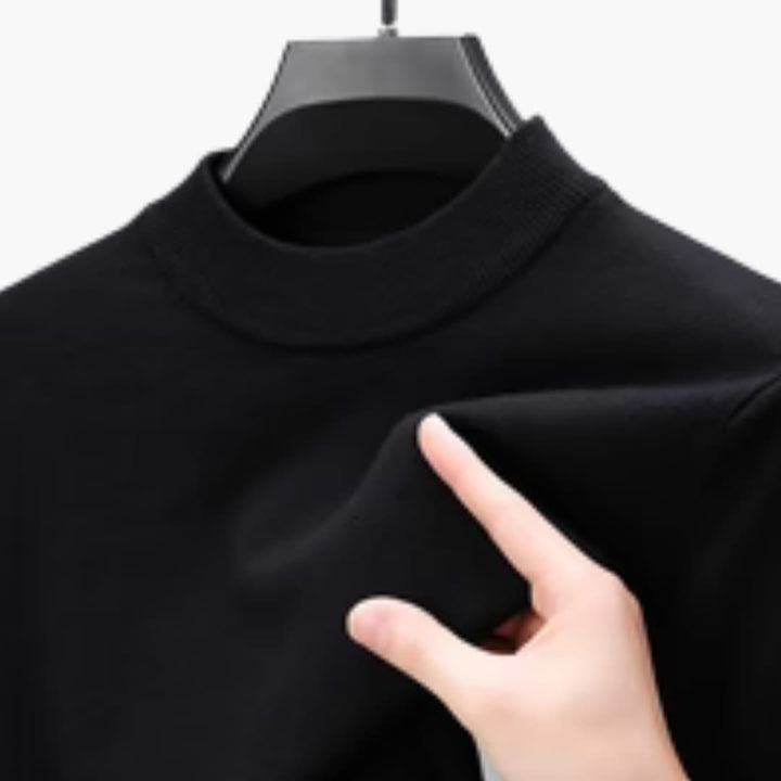 Herren Pullover mit langen Ärmeln Rippbündchen und Rippbund