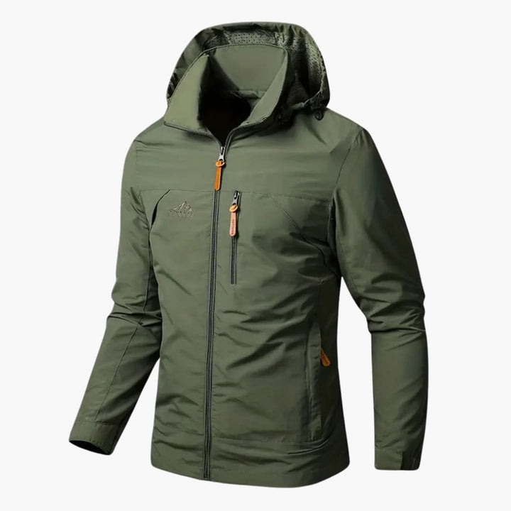 Herren Regenjacke mit Kapuze