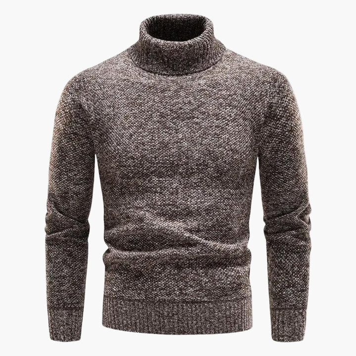 Herren Rollkragenpullover mit Rippbündchen