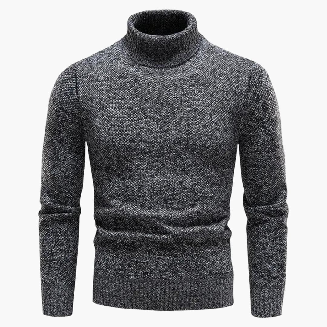 Herren Rollkragenpullover mit Rippbündchen