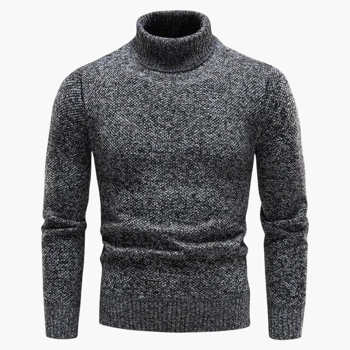 Herren Rollkragenpullover mit Rippbündchen