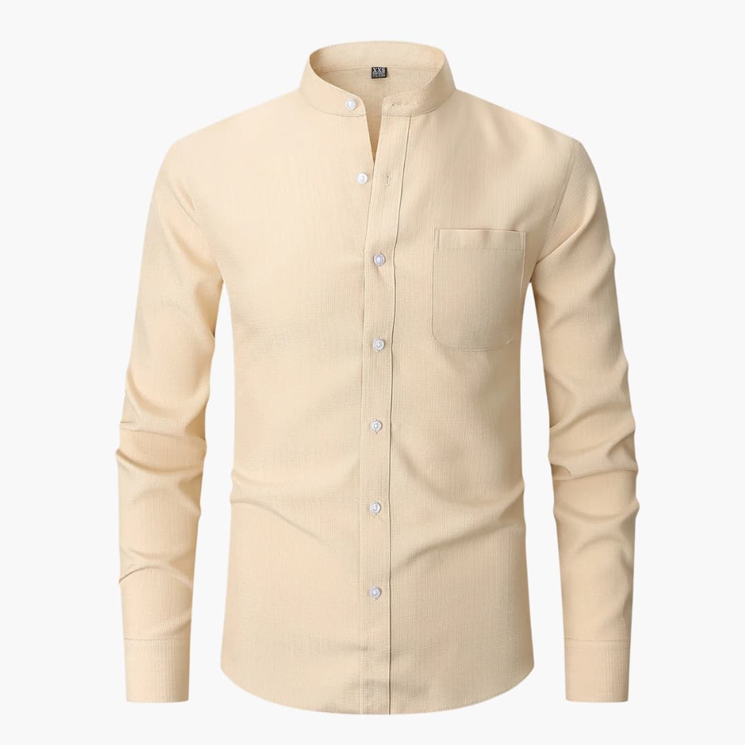 Herren Shirt mit Rundhalsausschnitt und Tasche