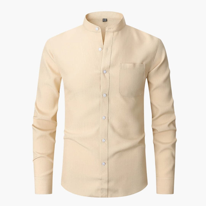 Herren Shirt mit Rundhalsausschnitt und Tasche