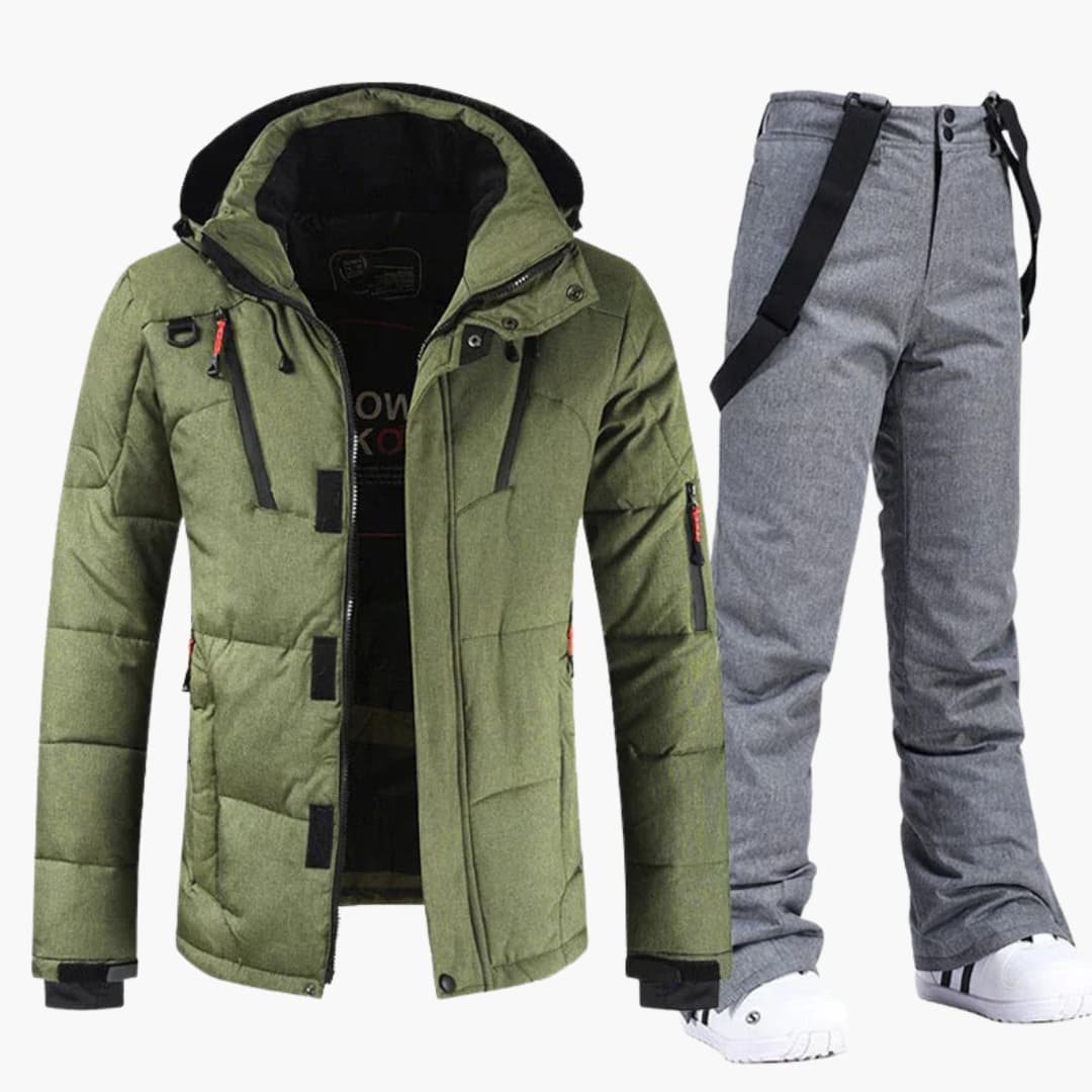 Herren Ski Set mit Kapuzenjacke und Hose