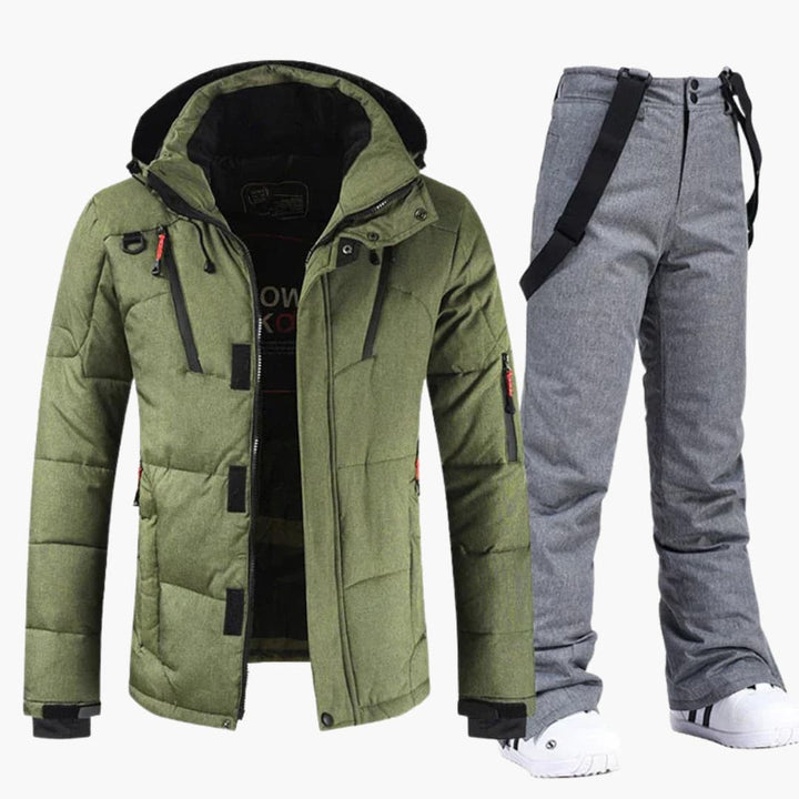 Herren Ski Set mit Kapuzenjacke und Hose