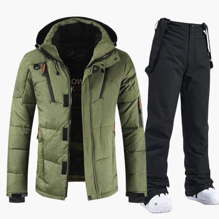 Herren Ski Set mit Kapuzenjacke und Hose