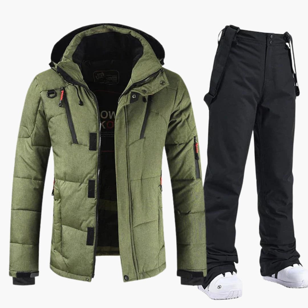 Herren Ski Set mit Kapuzenjacke und Hose