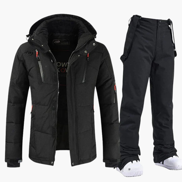 Herren Ski Set mit Kapuzenjacke und Hose