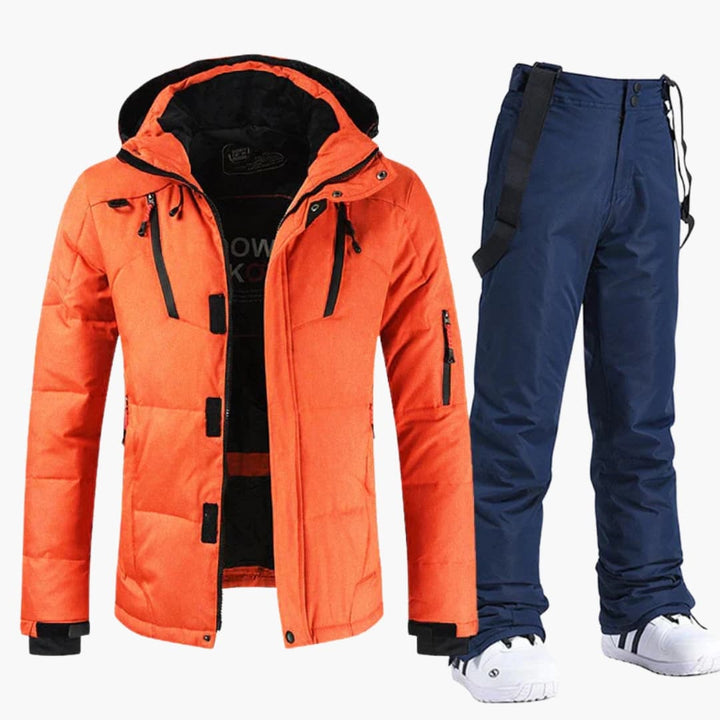Herren Ski Set mit Kapuzenjacke und Hose