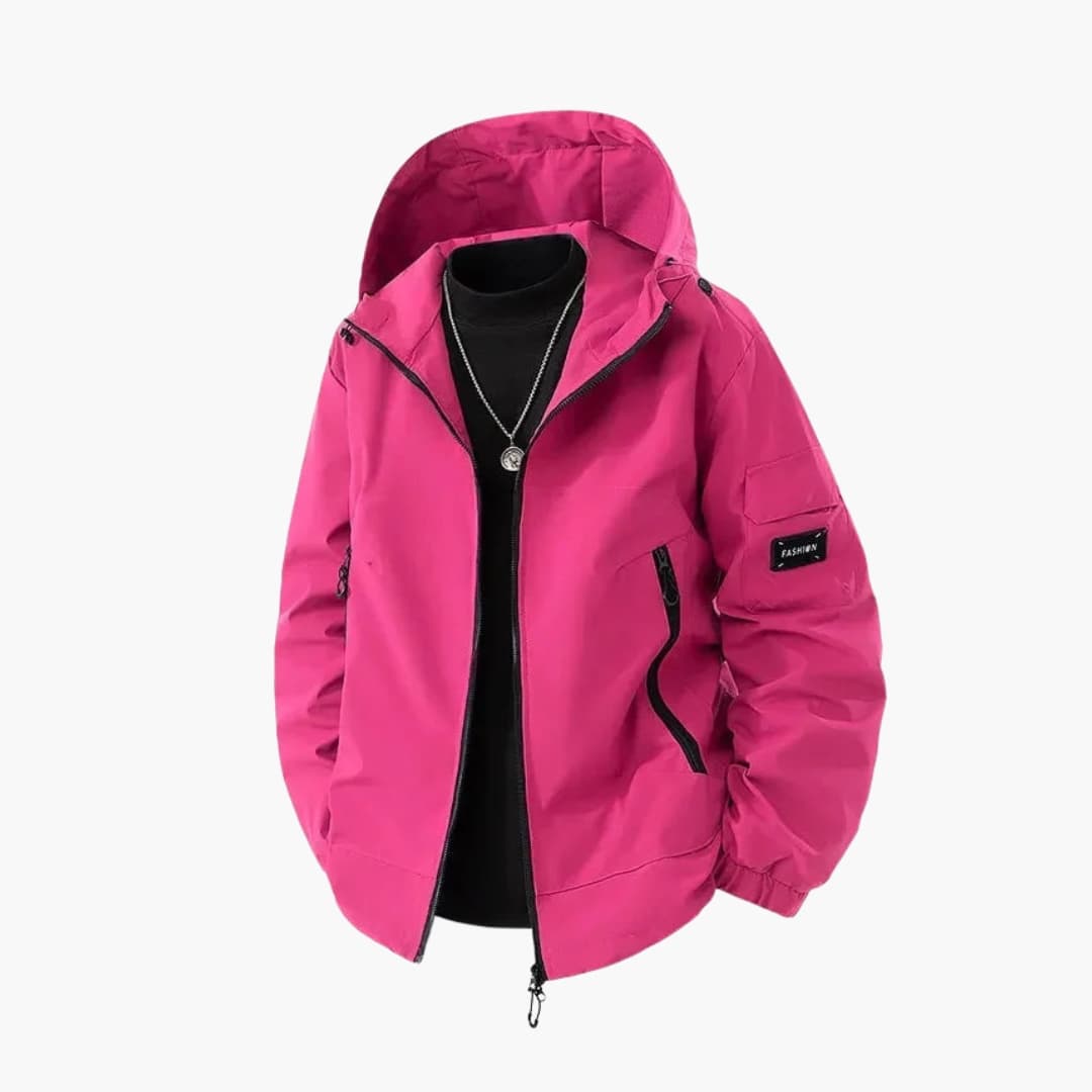 Herren Skijacke mit Kapuze