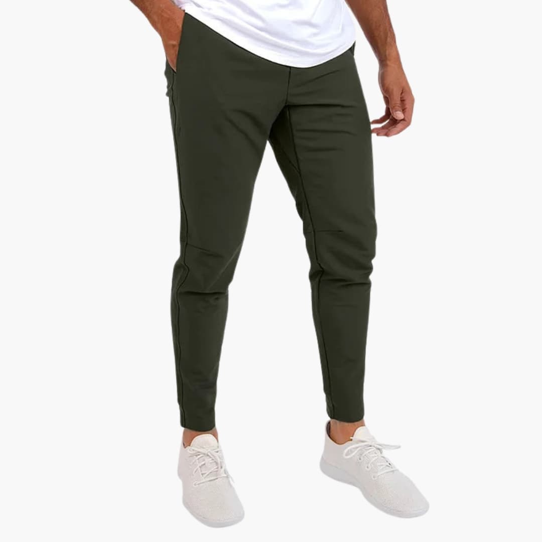 Herren Slim Fit Jogginghose mit Stretch elastischem Bund