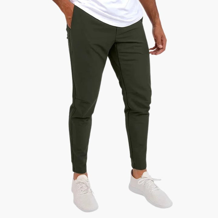 Herren Slim Fit Jogginghose mit Stretch elastischem Bund