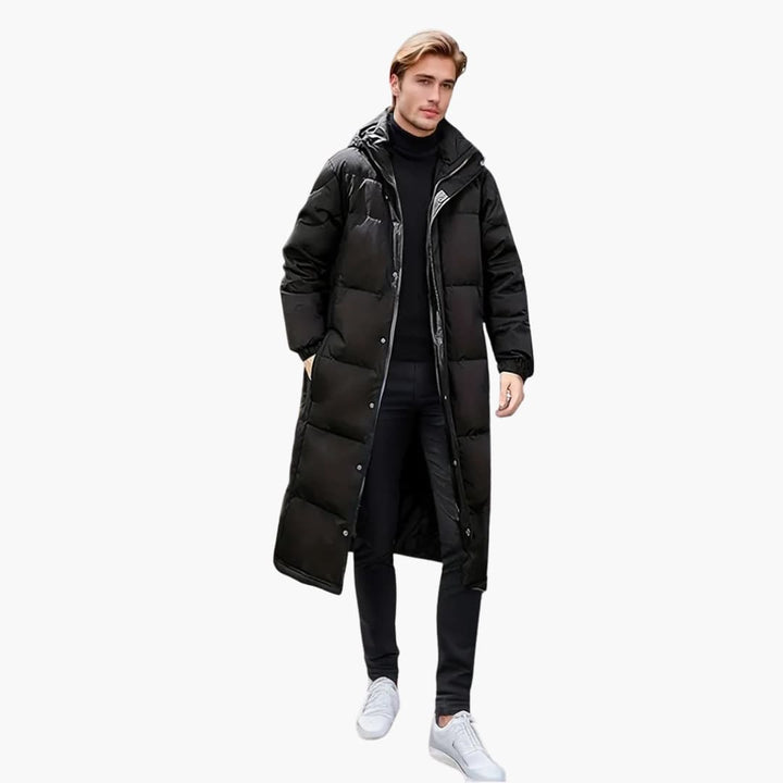 Herren Steppjacke Winter mit vollem Reißverschluss