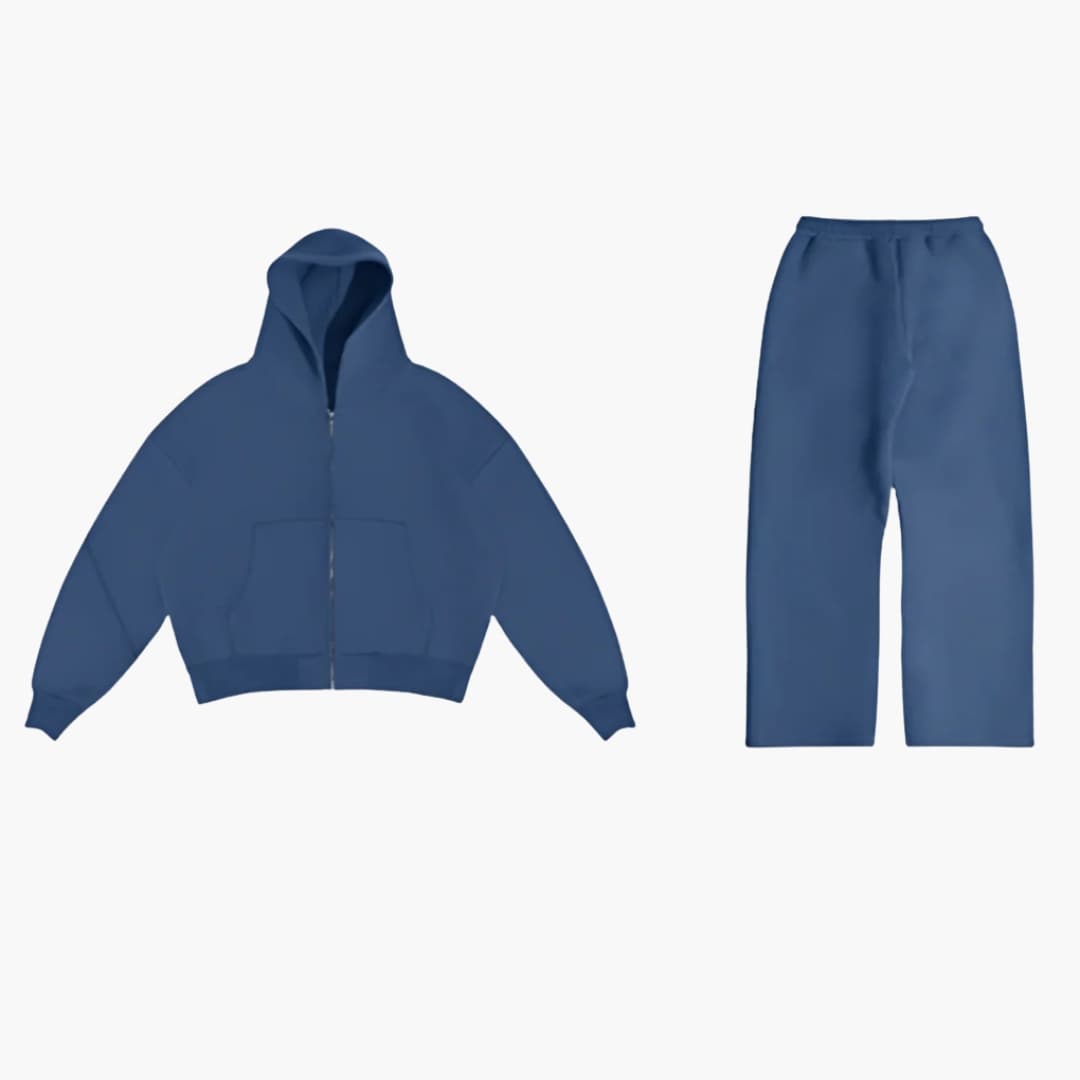 Herren Trainingsanzug mit Kapuzenjacke und Hose