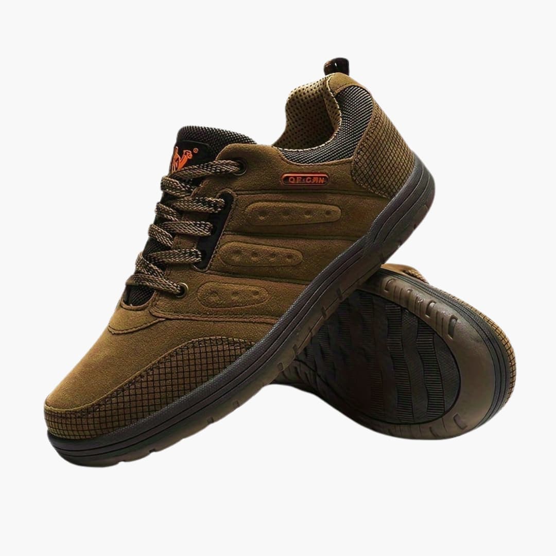 Herren Wanderschuhe mit Schnürung und Profilsohle