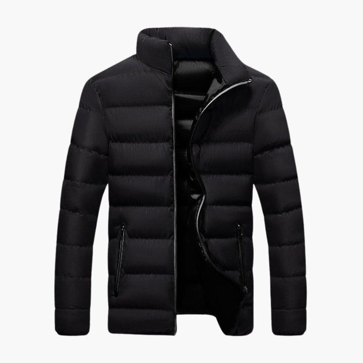 Herren Winter jacke mit Reißverschluss und Seitentaschen
