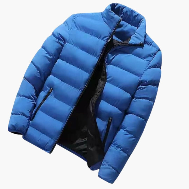 Herren Winter jacke mit Reißverschluss und Seitentaschen
