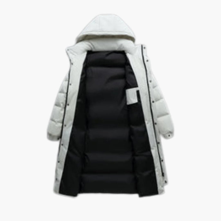 Herren Winterparka lang mit Kapuze