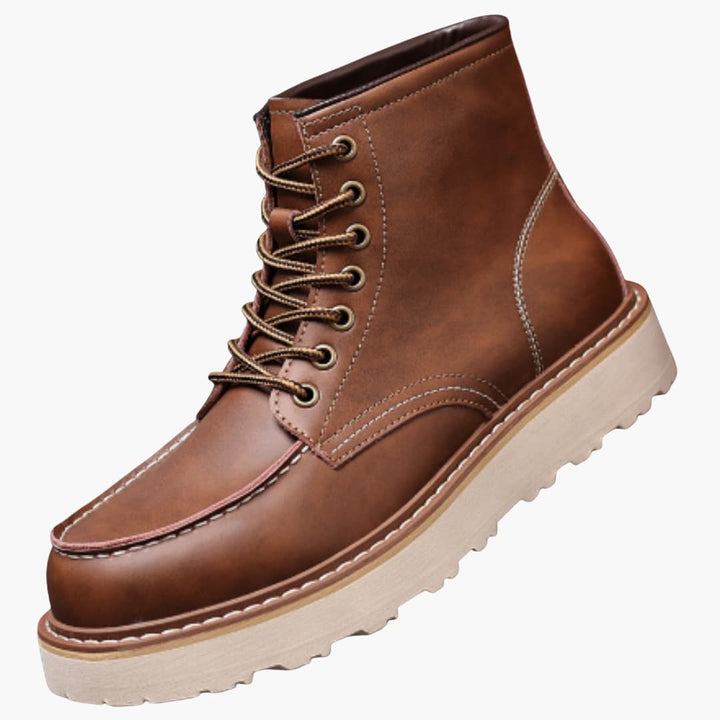 Herren Winterstiefel mit gepolstertem Schaft und Schnürverschluss