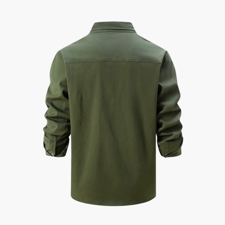 Herrenhemd mit taschen und Knopfleiste