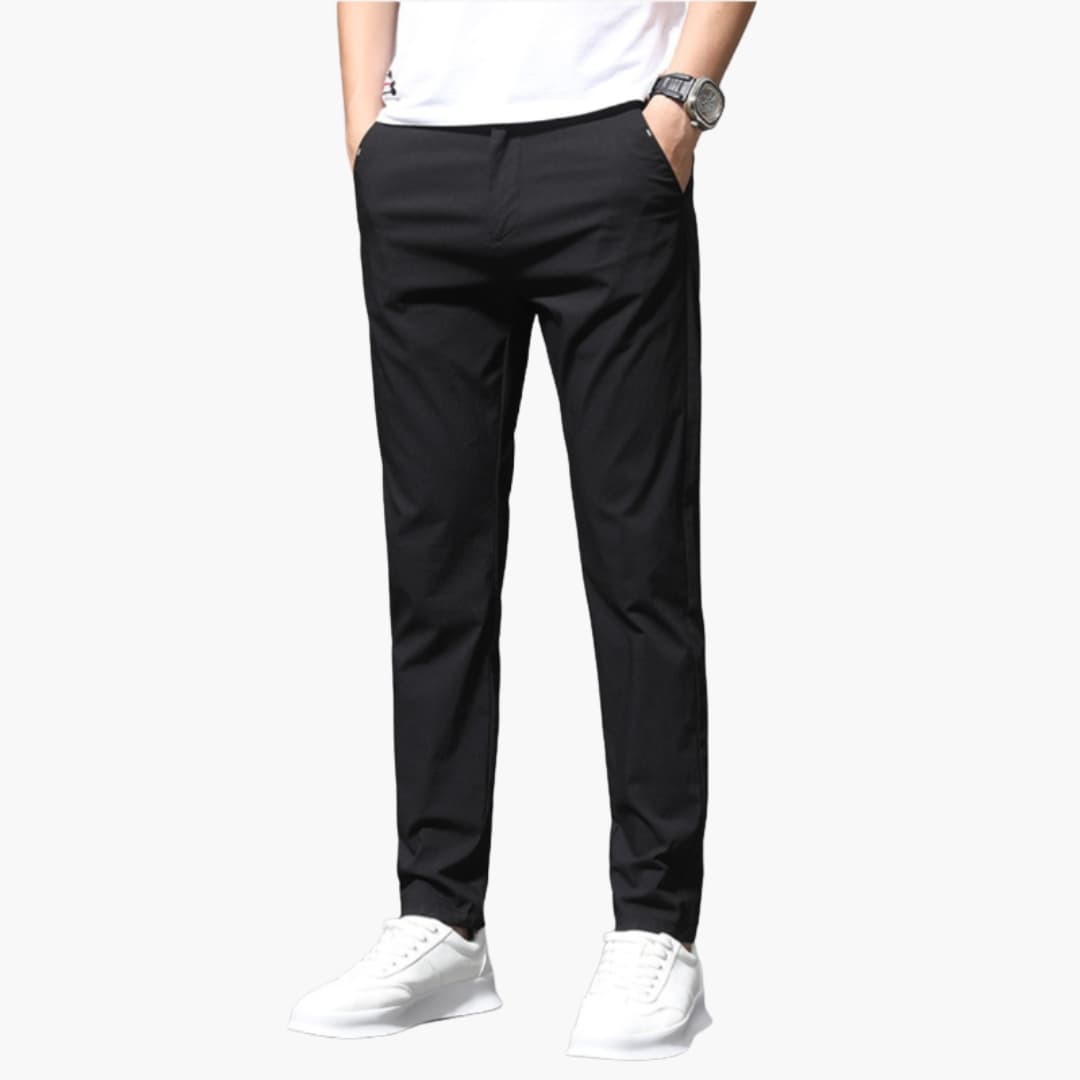 Herrenhose mit Reißverschluss und Seitentaschen