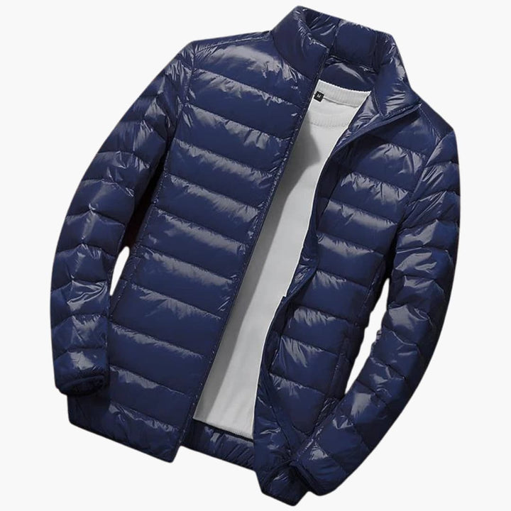 Herrenjacke mit Kapuze und langen Ärmeln