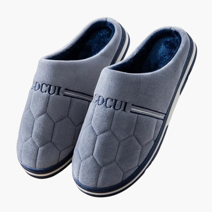 Herren pantoffeln mit geschlossener Spitze und gefüttertem Innenraum