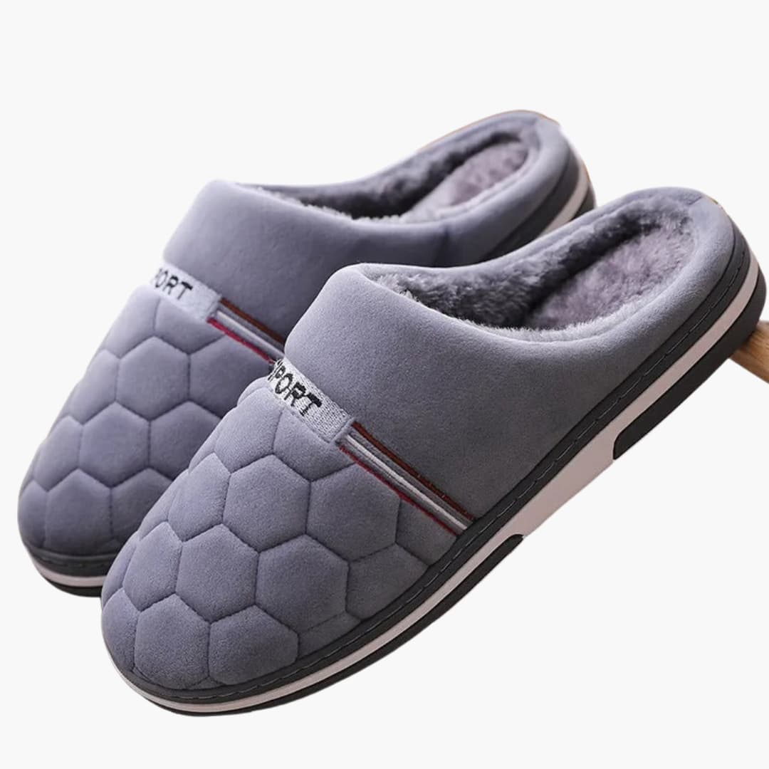 Herren pantoffeln mit geschlossener Spitze und gefüttertem Innenraum