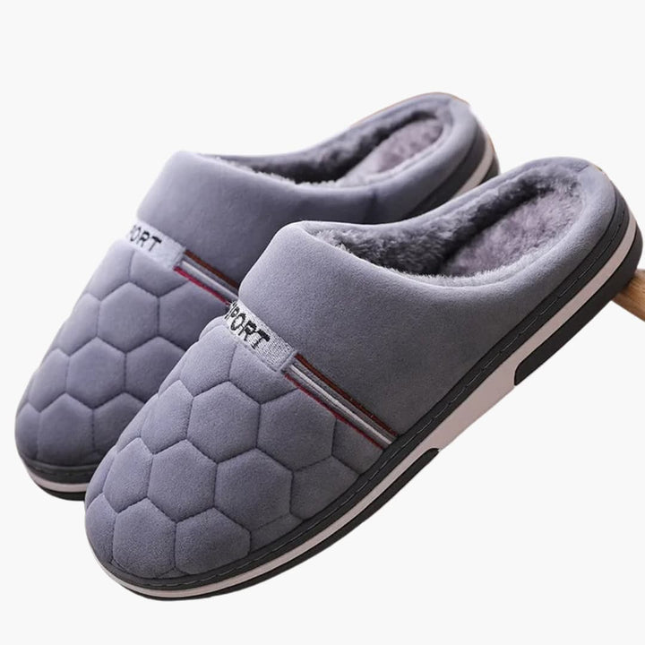 Herren pantoffeln mit geschlossener Spitze und gefüttertem Innenraum