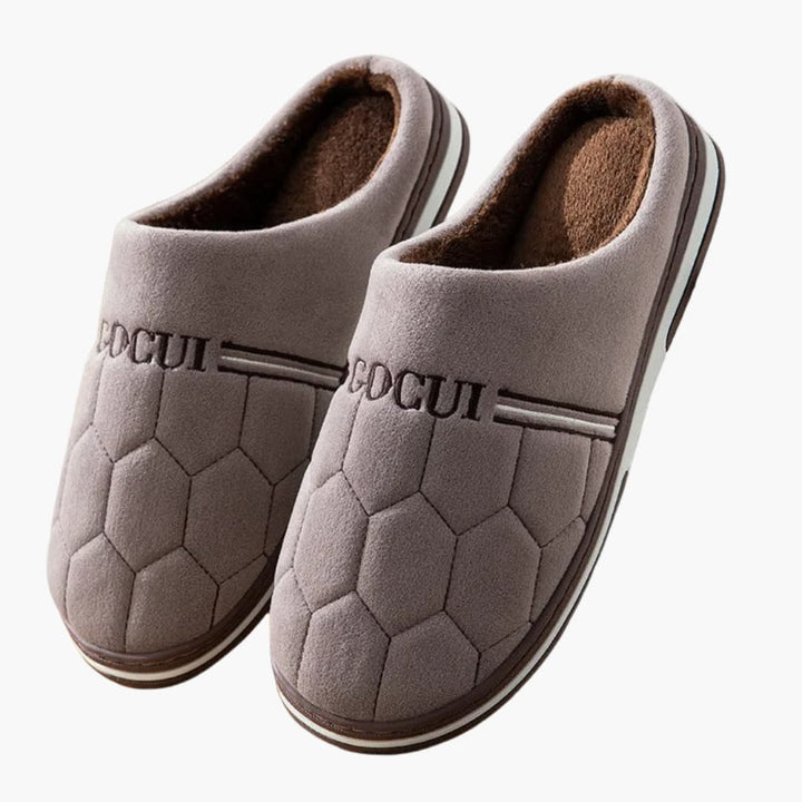 Herren pantoffeln mit geschlossener Spitze und gefüttertem Innenraum