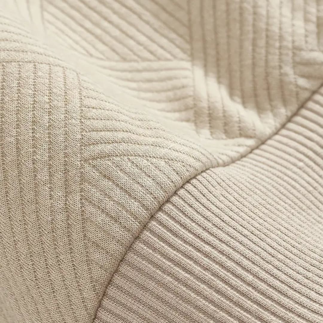 Herrenpullover mit Reißverschlusskragen