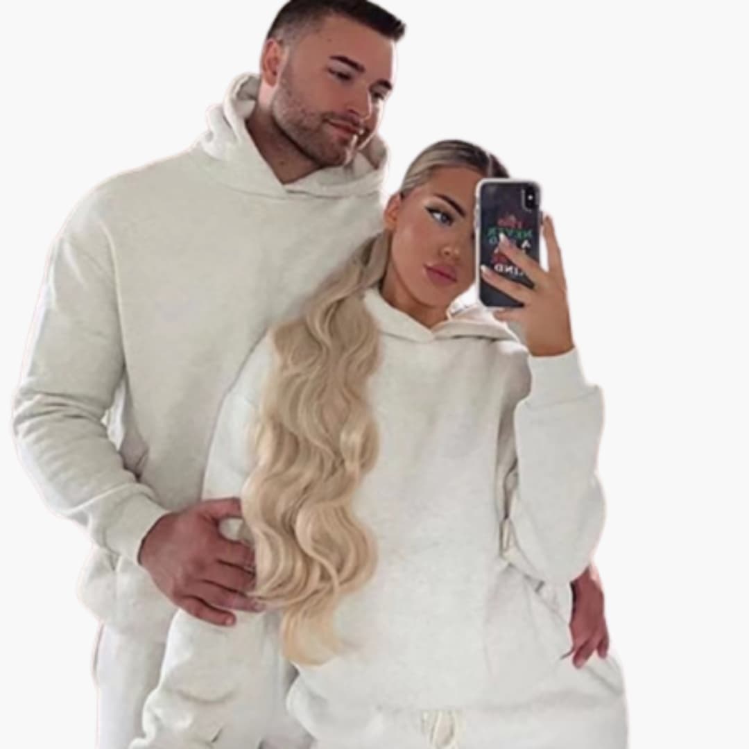 Herrentrainingsanzug mit Kapuzenpullover und Jogginghose