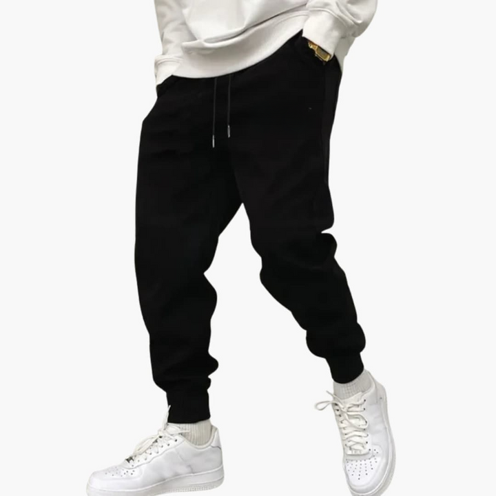 Jogginghosen für Herren mit Los Angeles Schriftzug und Kordelzug am Bund