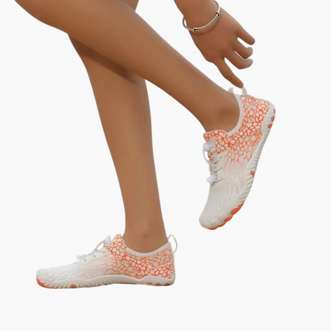 Unisex Barfußschuhe mit gemustertem Mesh Obermaterial