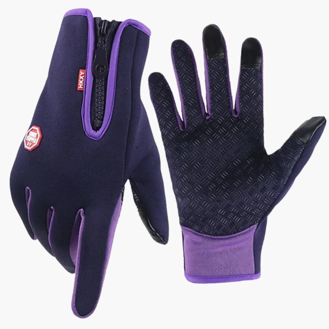 Unisex Handschuhe mit Touchfunktion und strukturierter Oberfläche