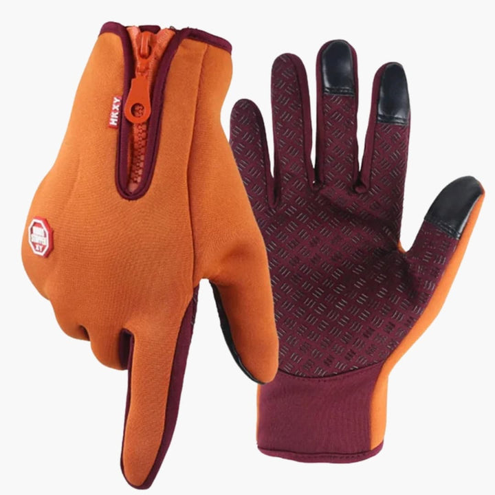 Unisex Handschuhe mit Touchfunktion und strukturierter Oberfläche