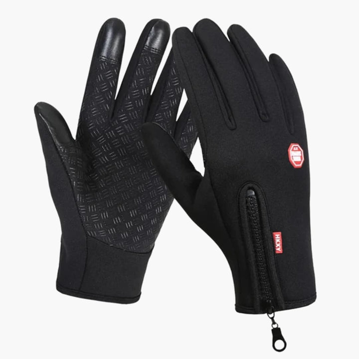 Unisex Handschuhe mit Touchfunktion und strukturierter Oberfläche
