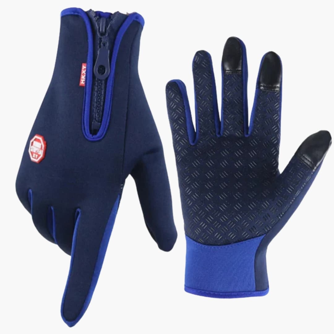 Unisex Handschuhe mit Touchfunktion und strukturierter Oberfläche