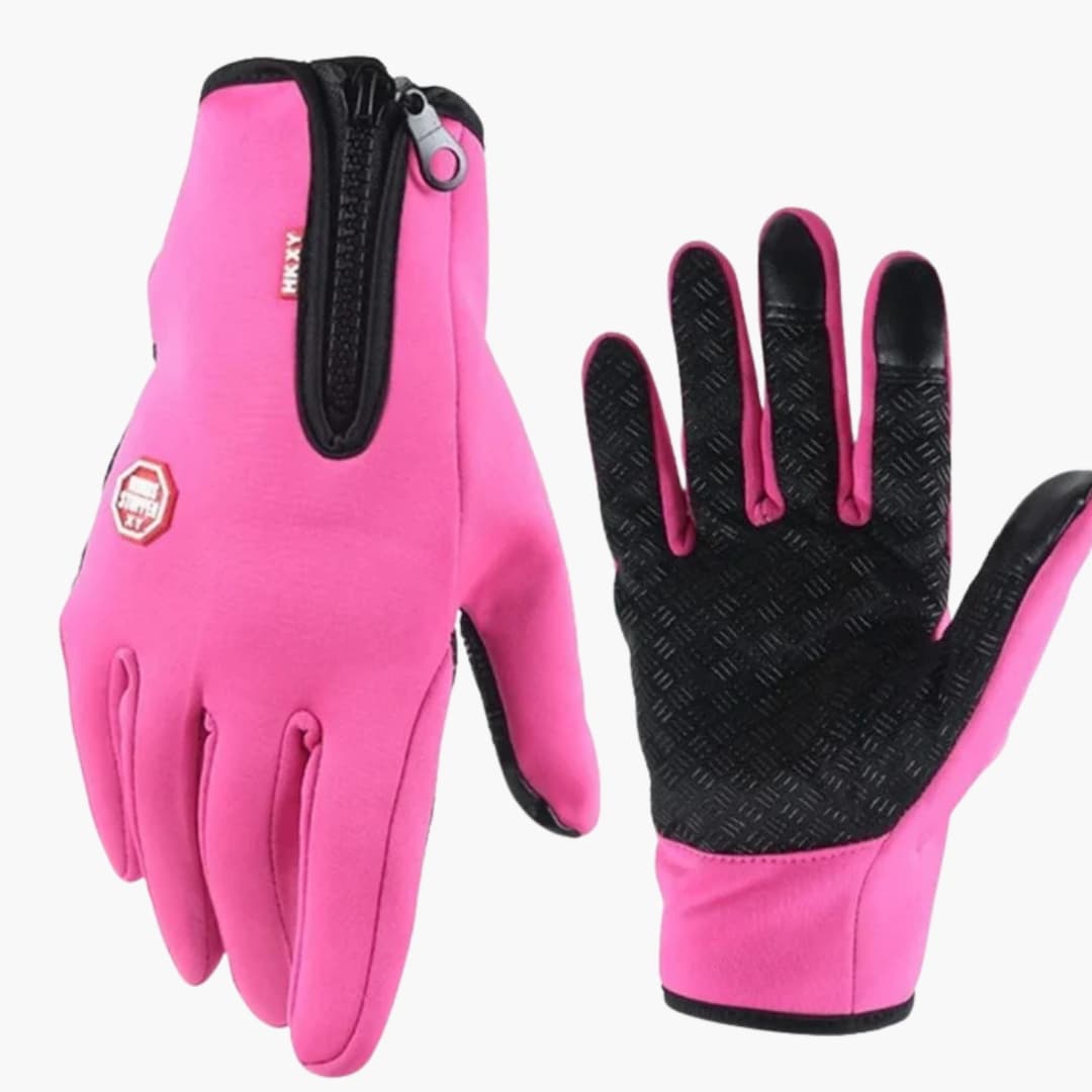 Unisex Handschuhe mit Touchfunktion und strukturierter Oberfläche