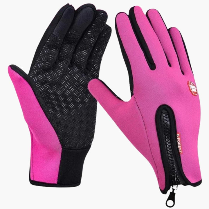 Unisex Handschuhe mit Touchscreen Spitzen und elastischen Bündchen