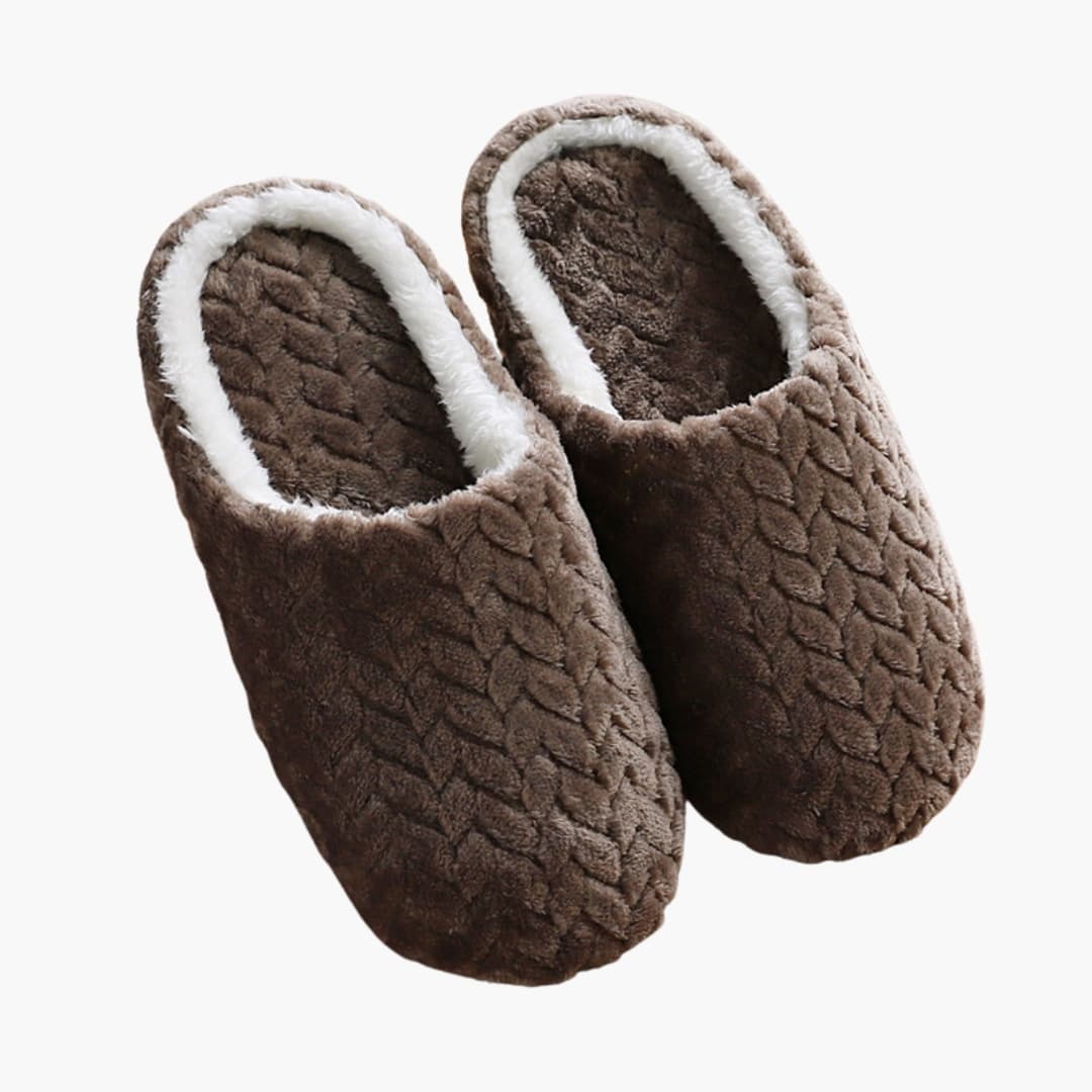 Unisex Hausschuhe für den Winter mit Schlupfdesign und gefüttertem Innenmaterial